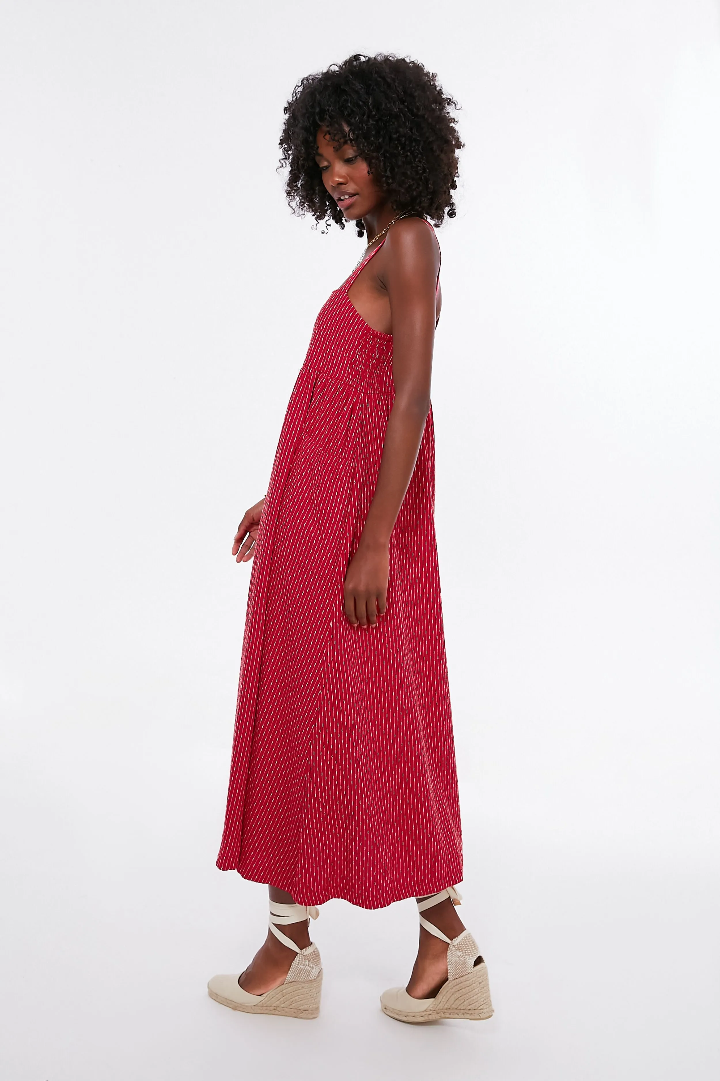 Red Geneva Maxi Dress