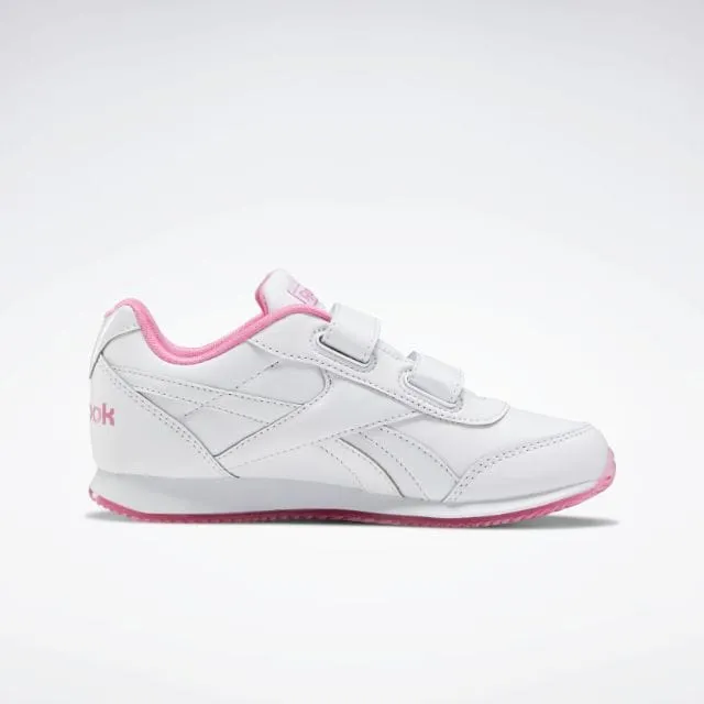 Reebok Royal Classic Jogger 2.0 Ps-Girls Running Shoes White And Pink