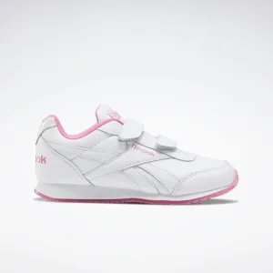 Reebok Royal Classic Jogger 2.0 Ps-Girls Running Shoes White And Pink