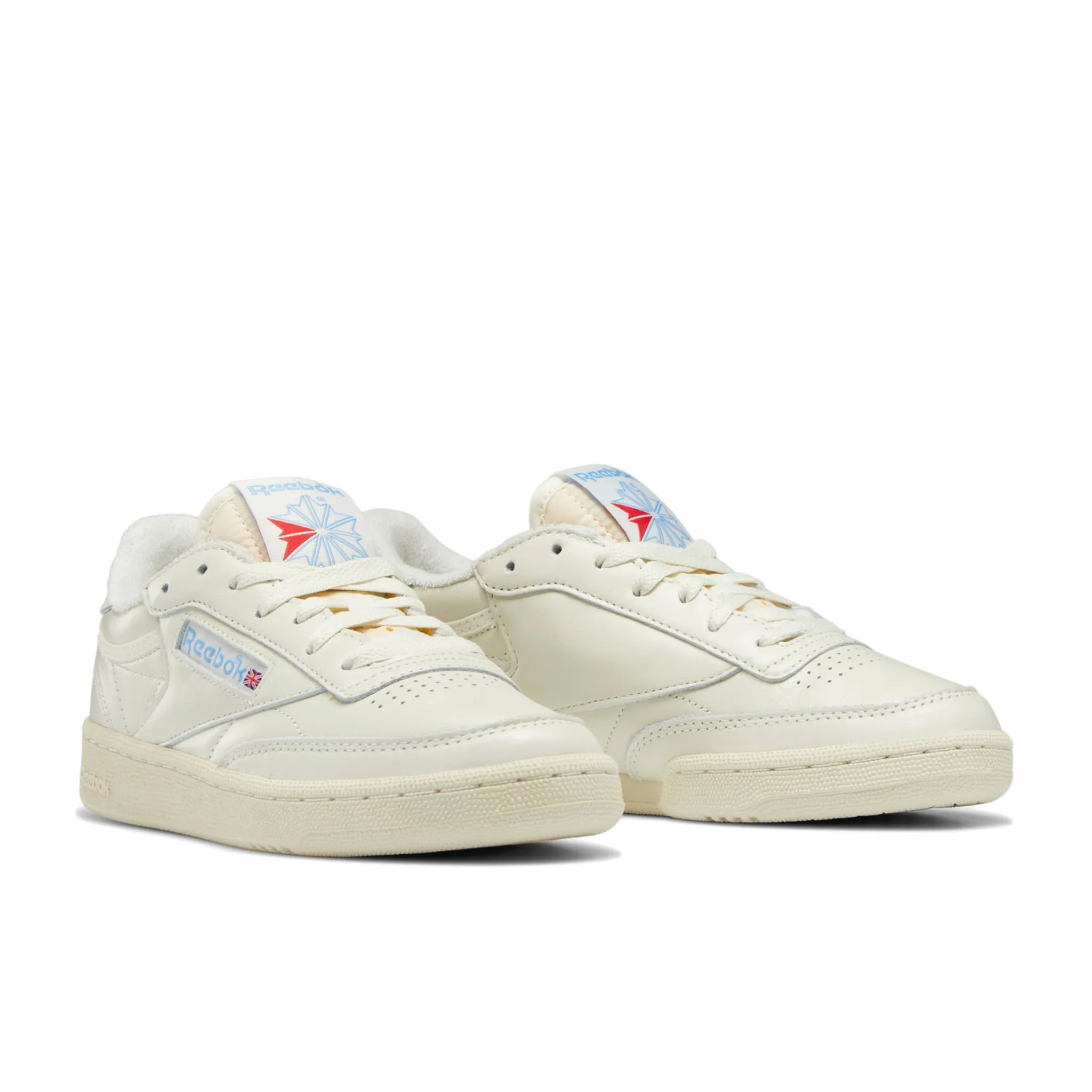 Reebok Women's Club C 85 (Chalk/Alabaster/Sky Blue) GX3687