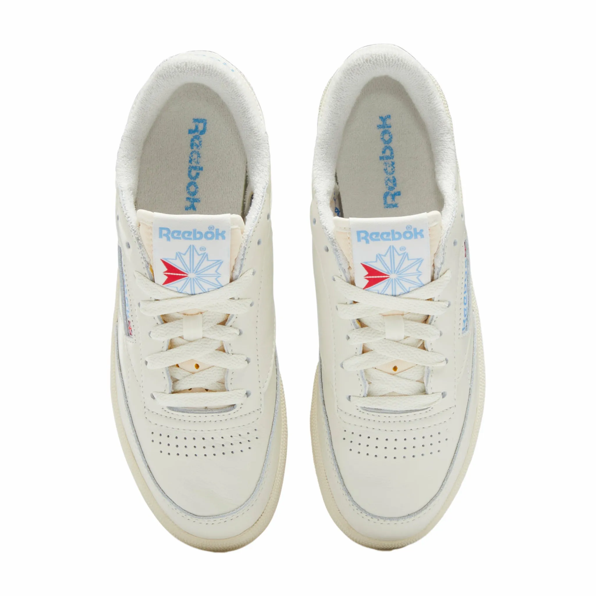 Reebok Women's Club C 85 (Chalk/Alabaster/Sky Blue) GX3687