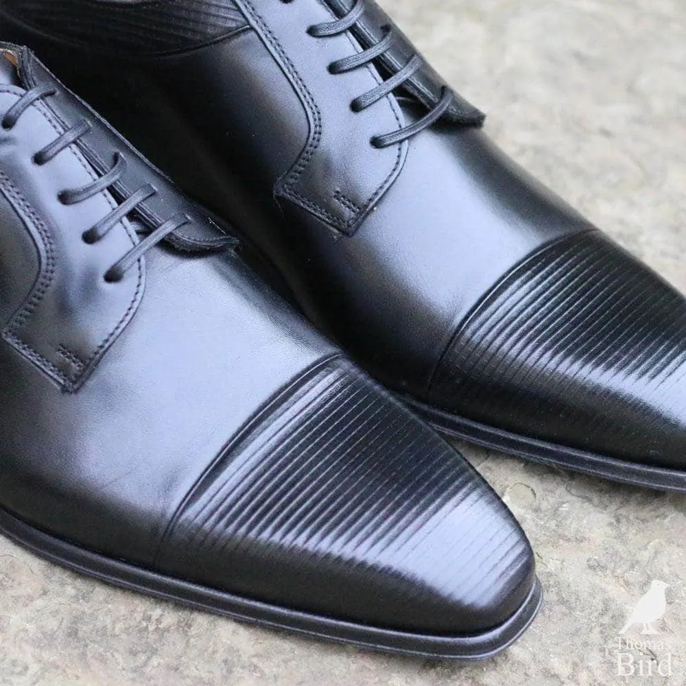 Richmond Cap Toe Derby Black