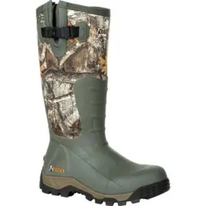 Rocky Sport Pro Men's Rubber Outdoor Boots Rks0383 In Mossy Oak