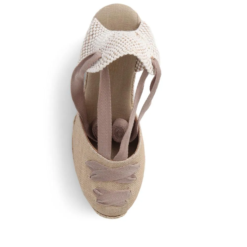 Rosabelle Lace Detail Espadrilles - ROSABELLE / 325 425