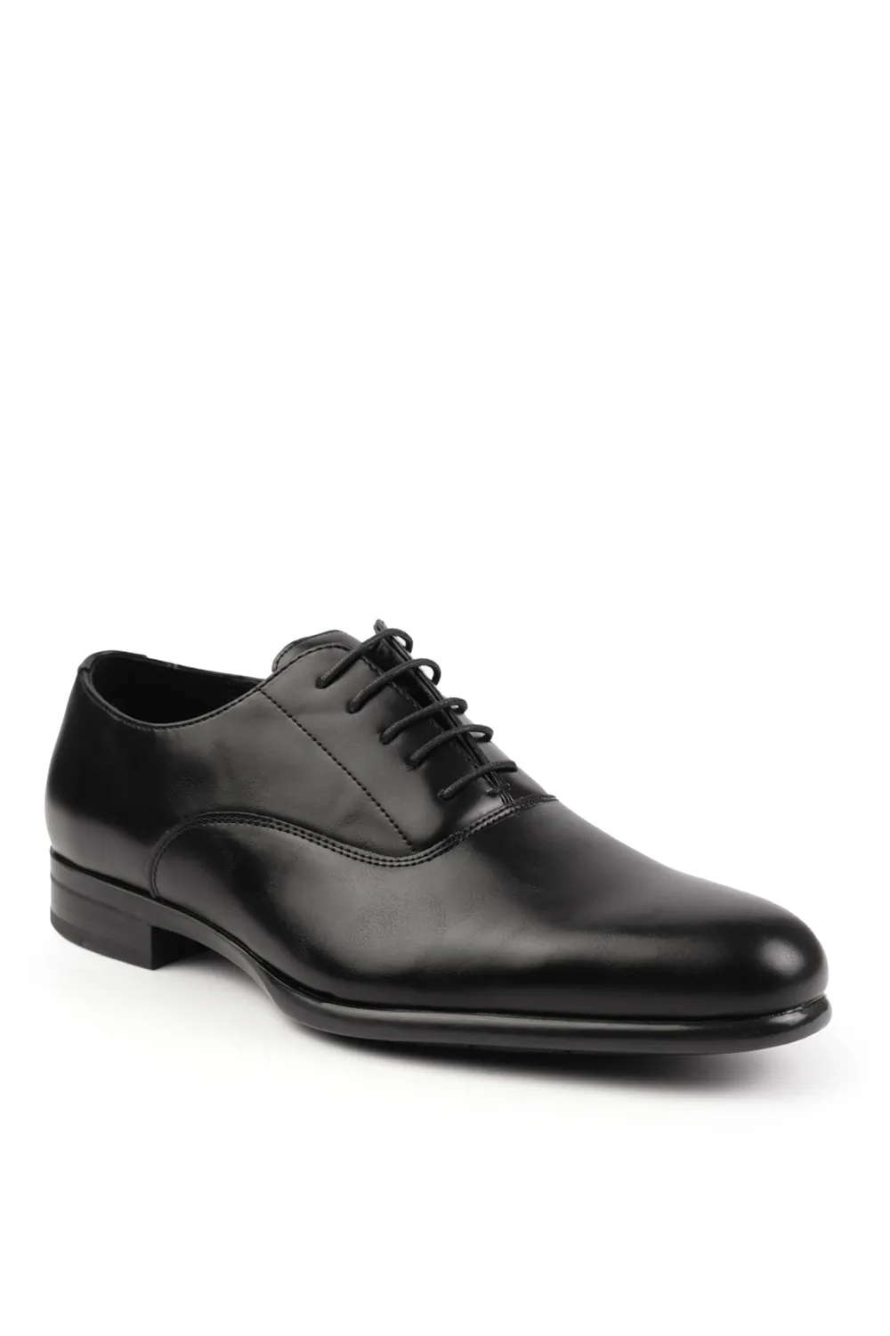 RYAN OXFORD LACE UP WORK DRESS SHOES IN BLACK