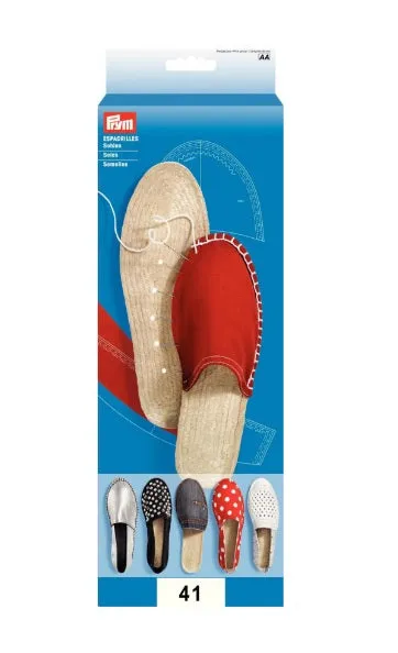 Semelle pour espadrille PRYM 3 tailles