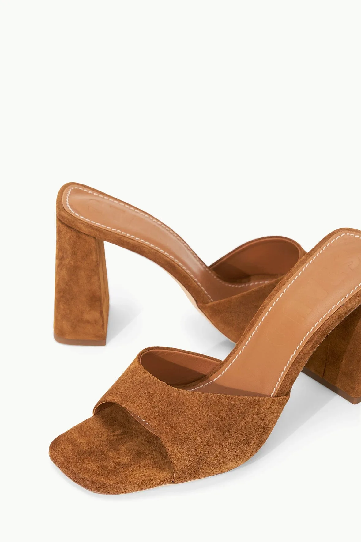 SLOANE HEEL | TAN SUEDE