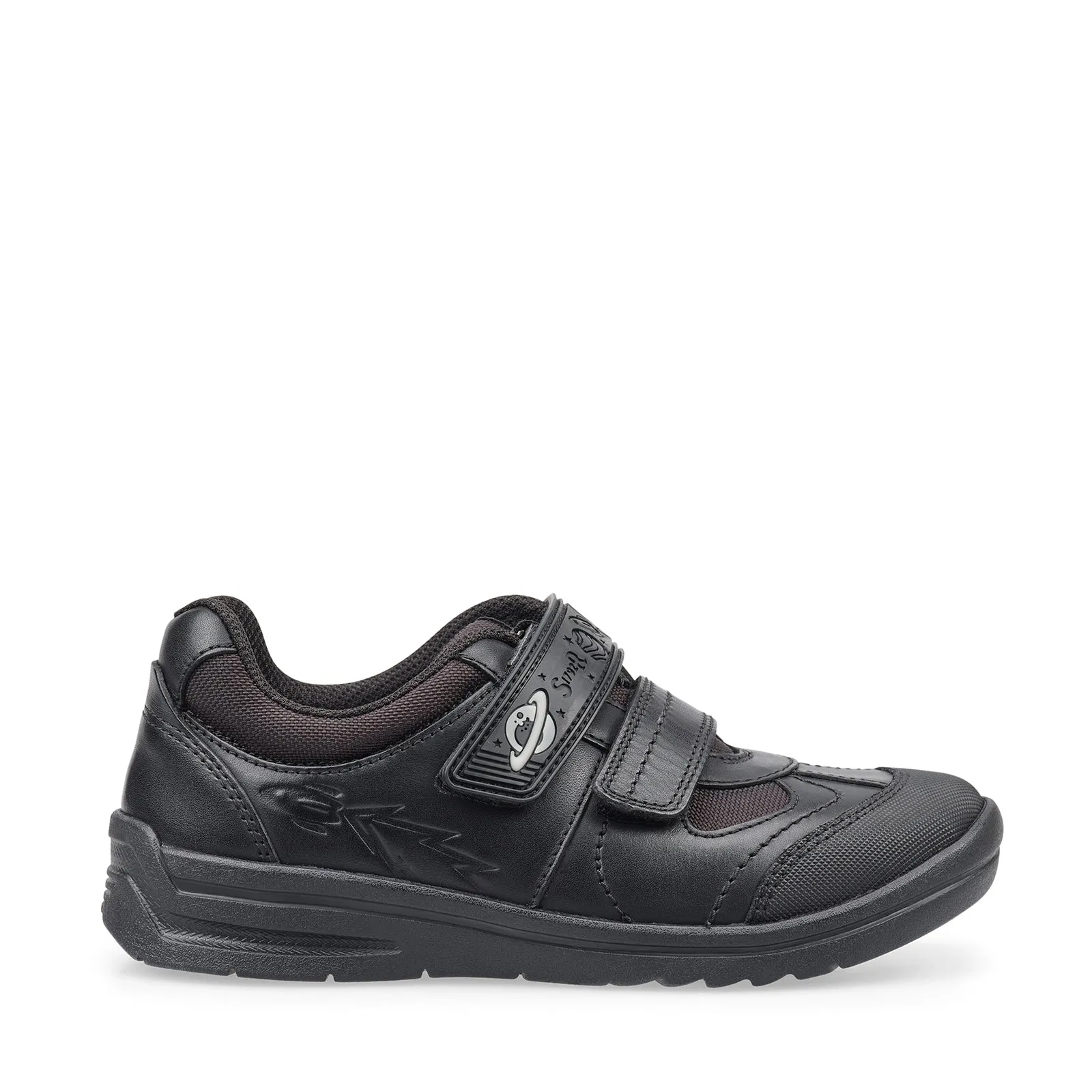 Start Rite Rocket Boys Black School Shoe