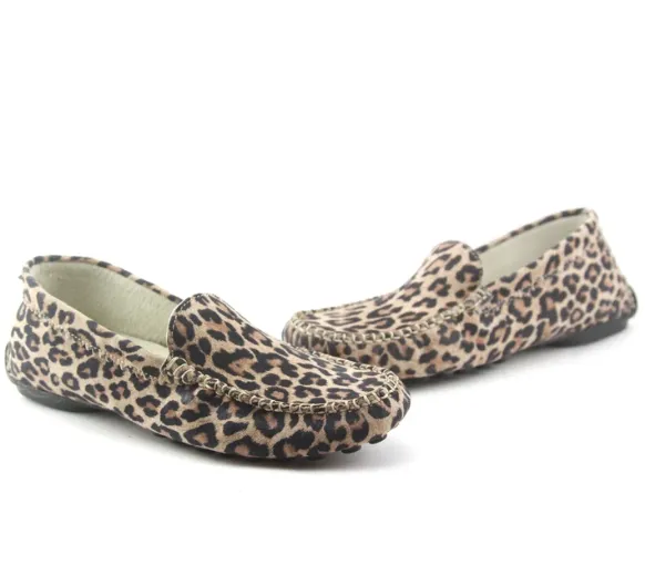 Stella Driving Mocassin | Leopard Suede