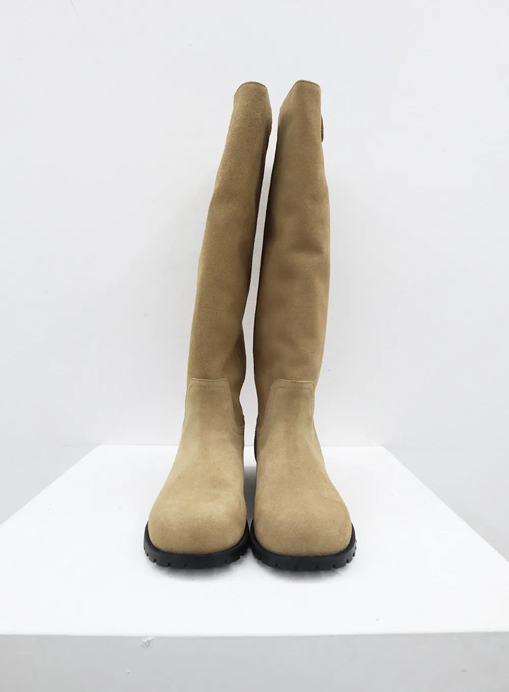 Suede Knee High Boots CJ310