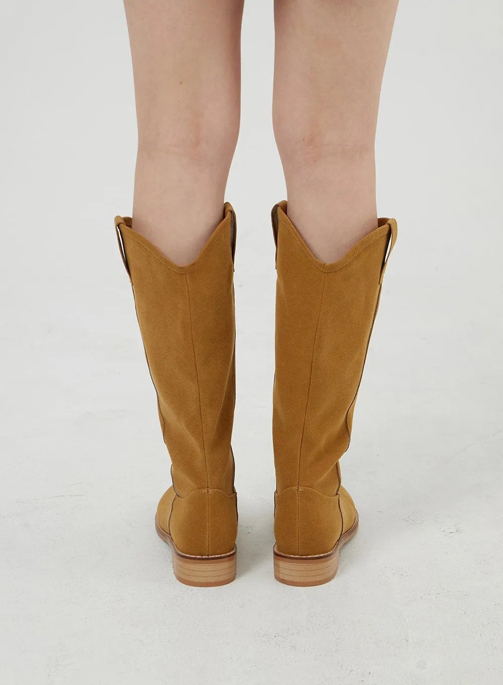 Suede Knee High Boots OF316