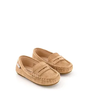 Tan Suede Loafers