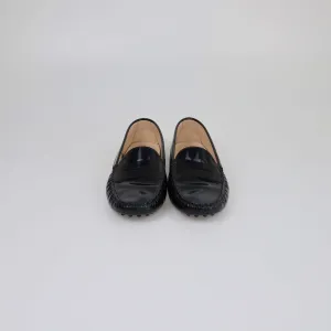 Tod's Midnight Blue Patent Gommino Driving Loafers