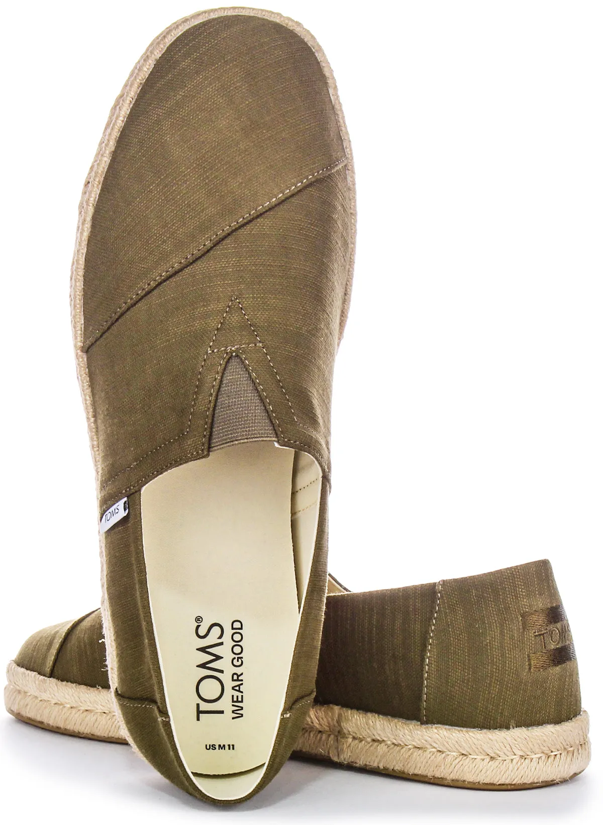 Toms Alpargata Alrop In Olive For Men