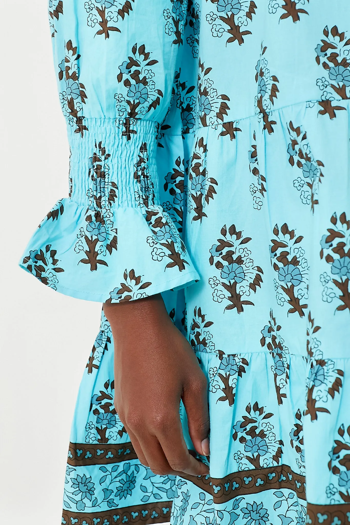 Tropical Turquoise Bouquet Kenzo Coverup