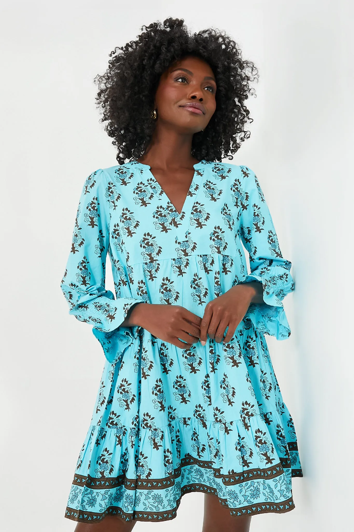 Tropical Turquoise Bouquet Kenzo Coverup