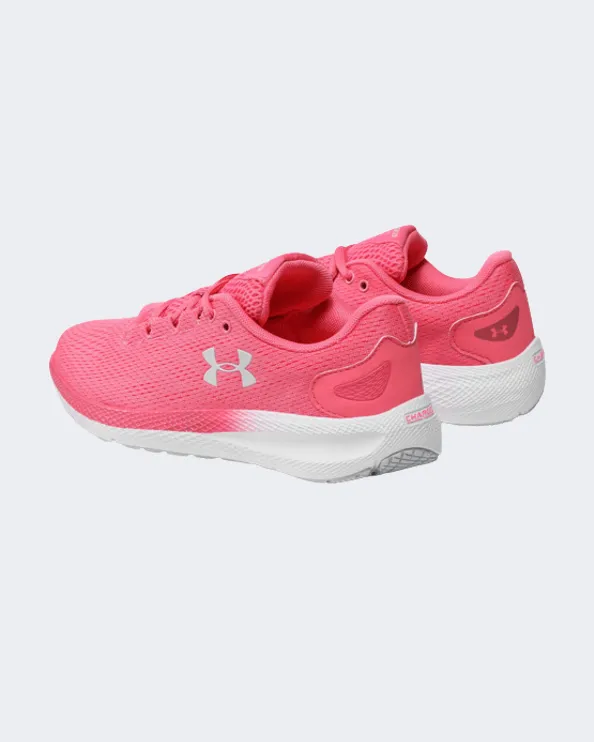 Under Armour Charged Pursuit 2 Women Running Shoes Pink/White