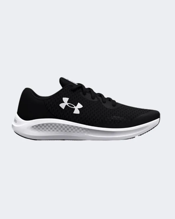 Under Armour Charged Pursuit 3 Gs-Boys Running Shoes Black/White 3024987-001