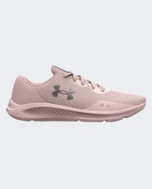 Under Armour Charged Pursuit 3 Metallic Women Running Shoes Pink/Silver