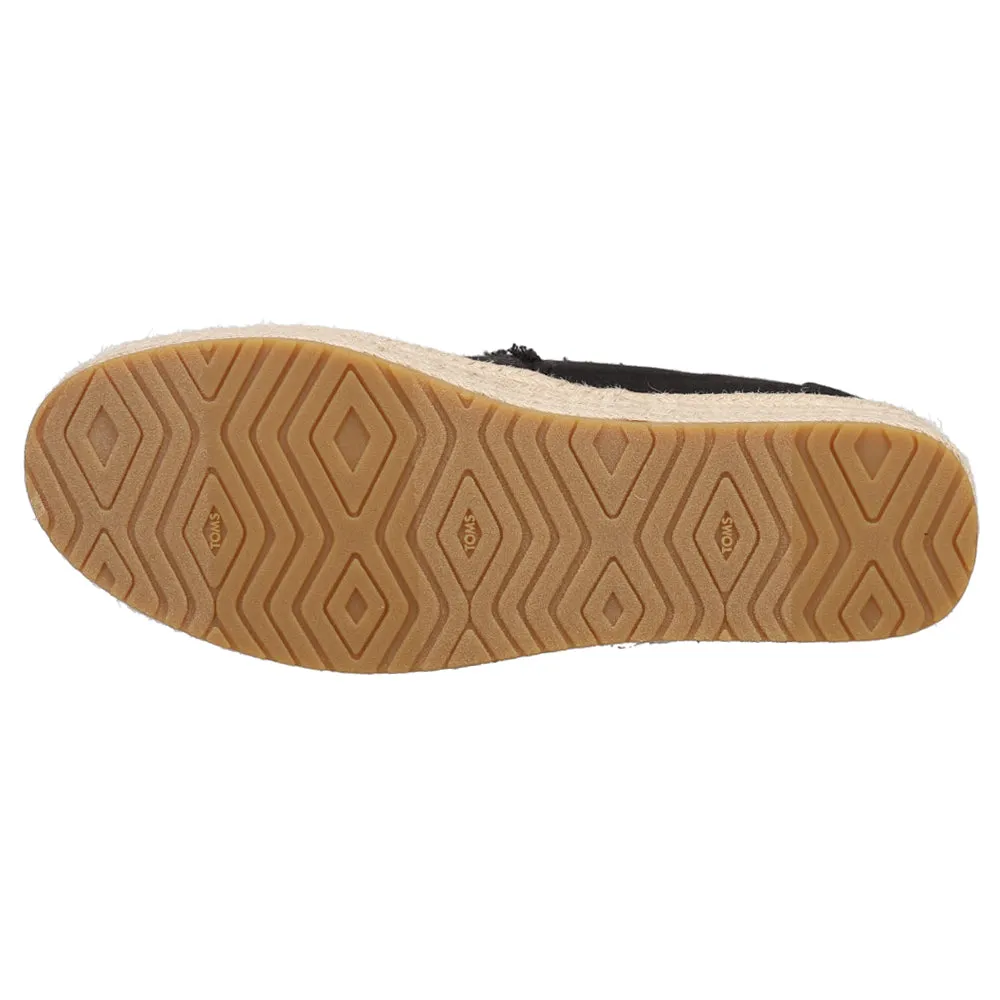 Valencia Platform Espadrille Slip On Flats