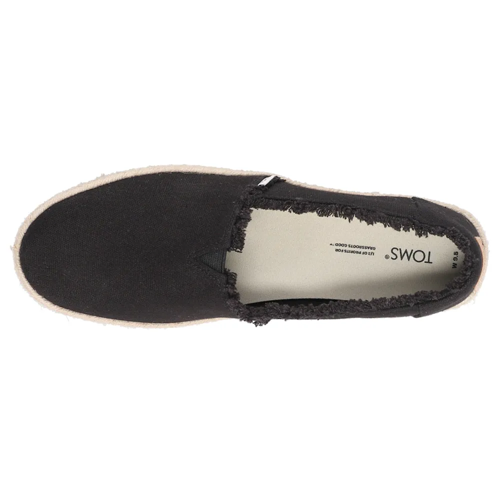 Valencia Platform Espadrille Slip On Flats