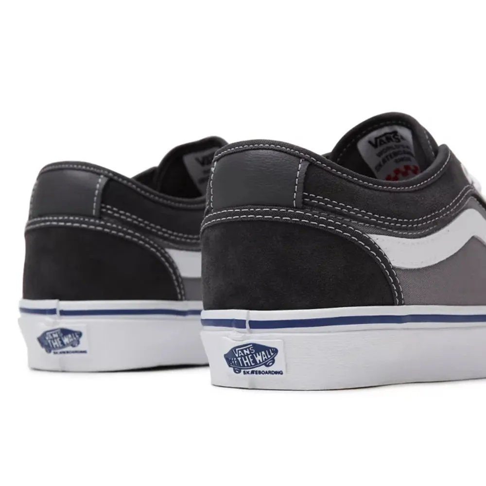 Vans Chukka Low Sidestripe Skateboarding Shoes  - Asphalt/Blue