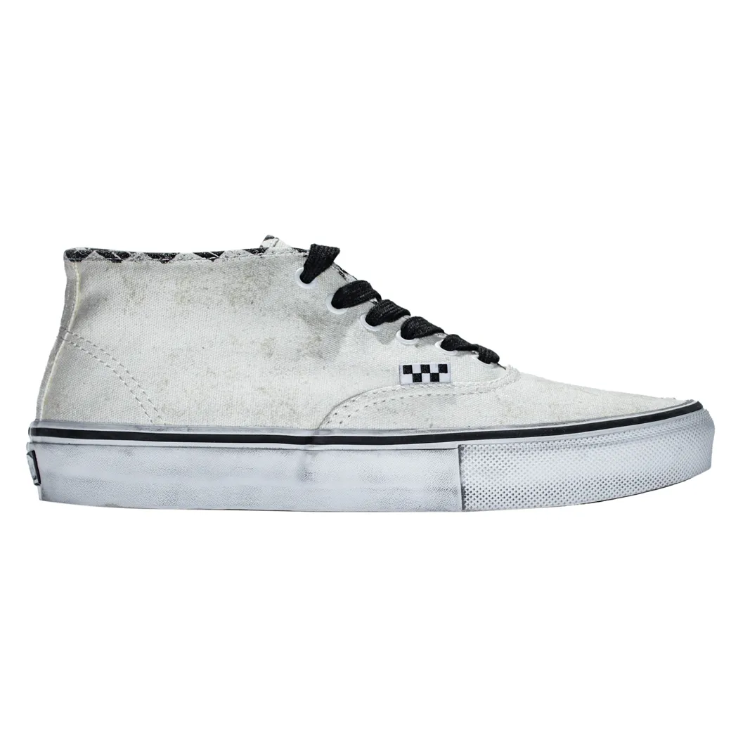 Vans X Monster Children Skate Authentic Mid Checkerb