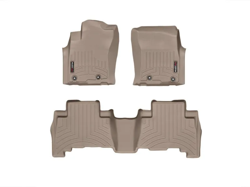 WeatherTech 13  Toyota 4Runner Front and Rear Floorliners - Tan