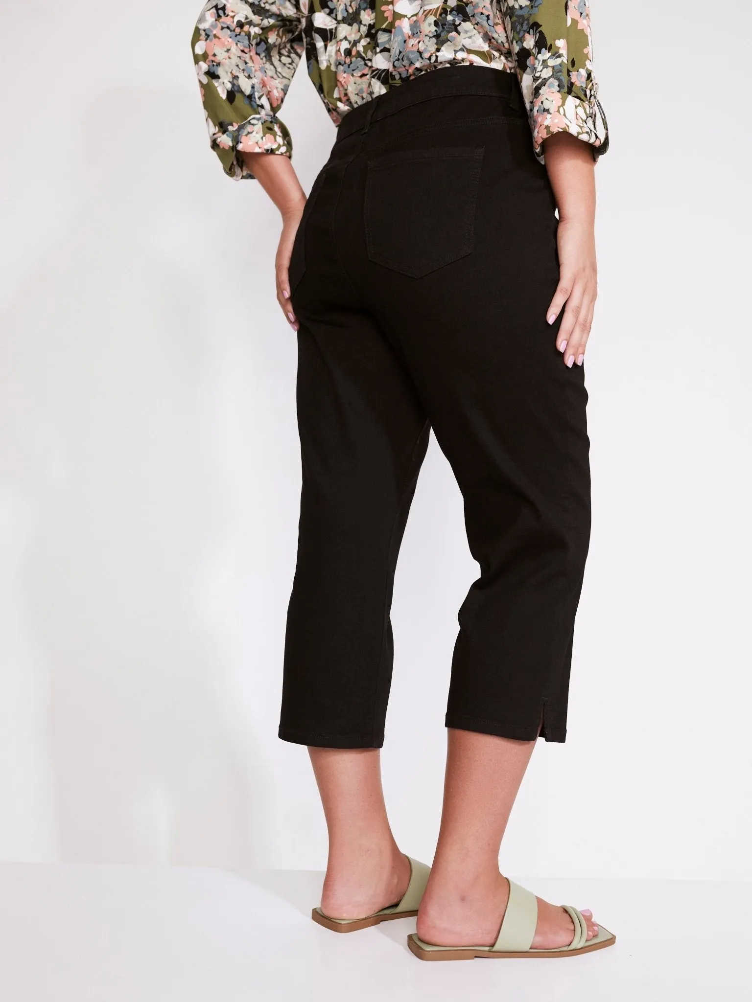 Westport Signature Capri Pants with Side Slit - Plus