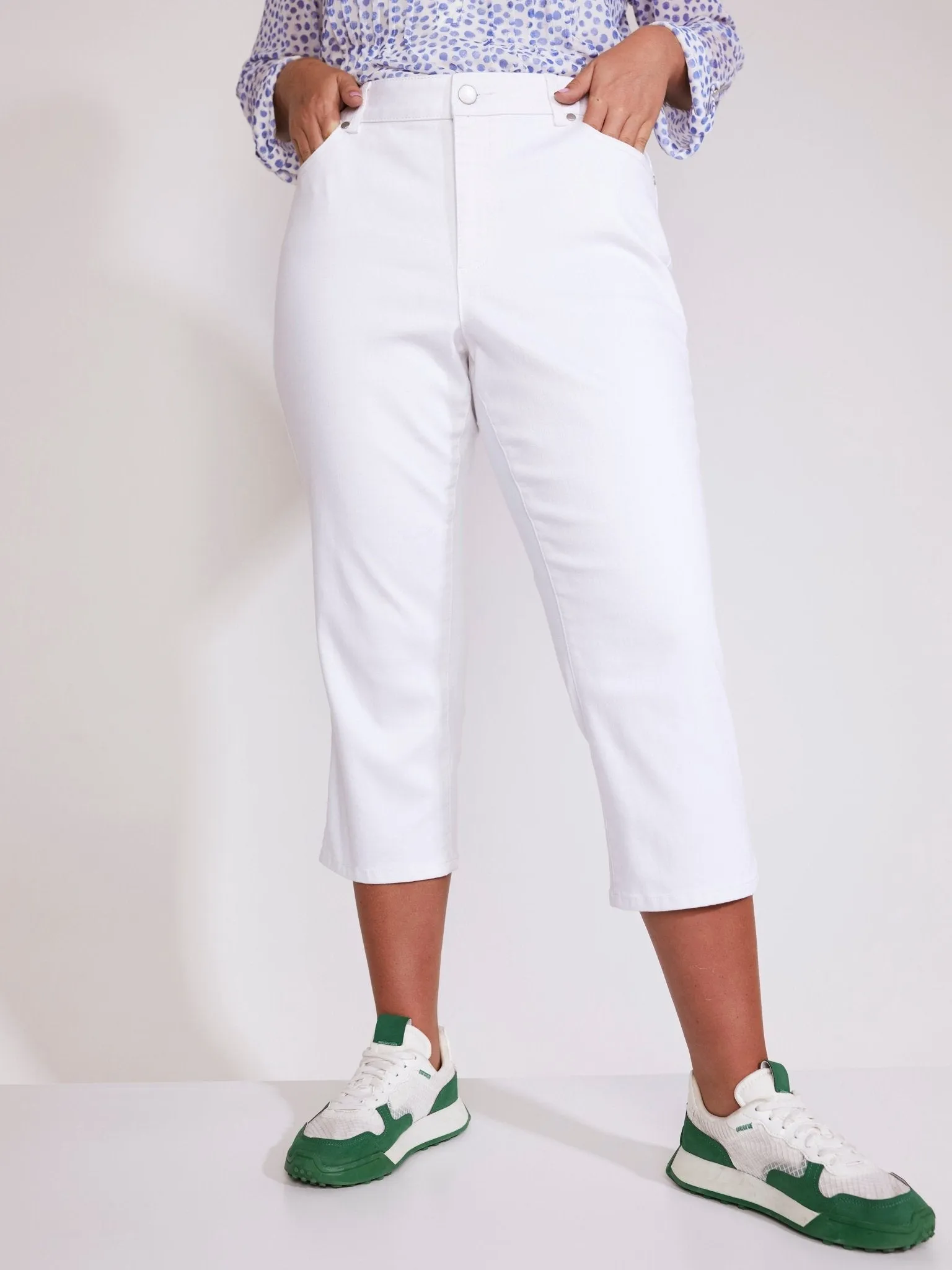 Westport Signature Capri Pants with Side Slit - Plus