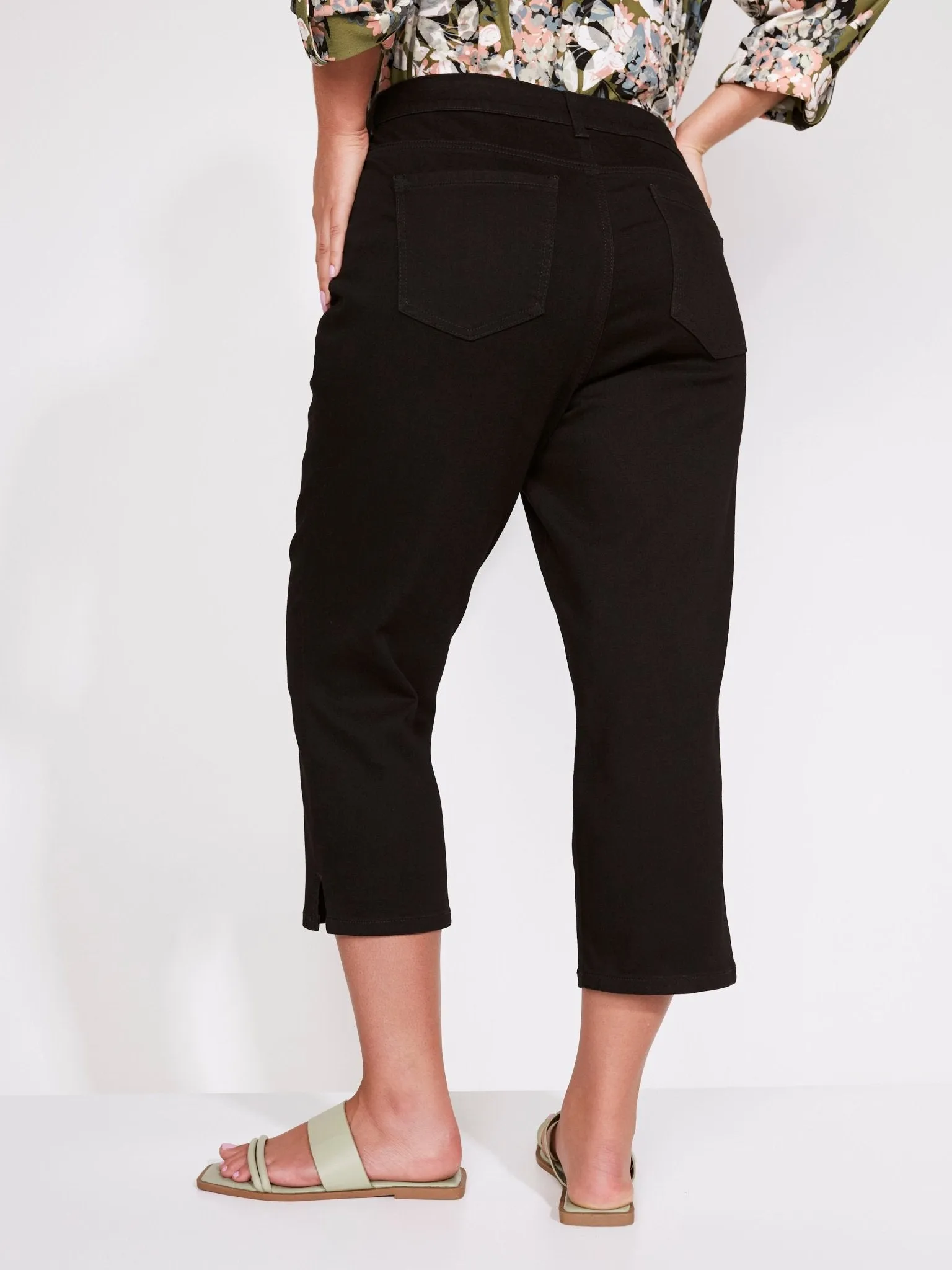 Westport Signature Capri Pants with Side Slit - Plus