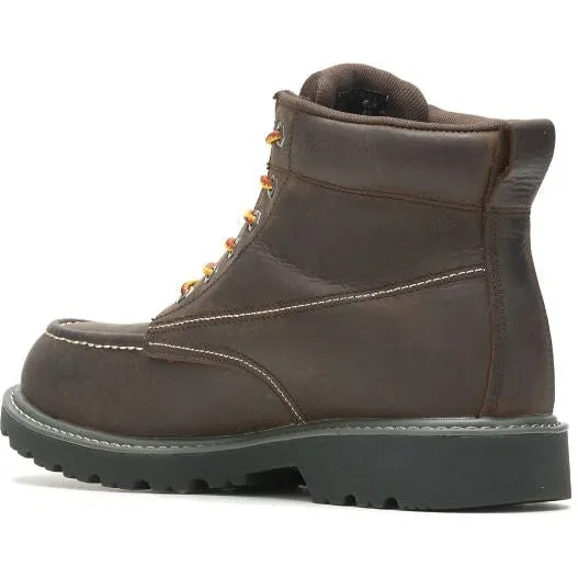 Wolverine Men's Floorhand 6" Soft Toe WP Work Boot -Coffee- W230025