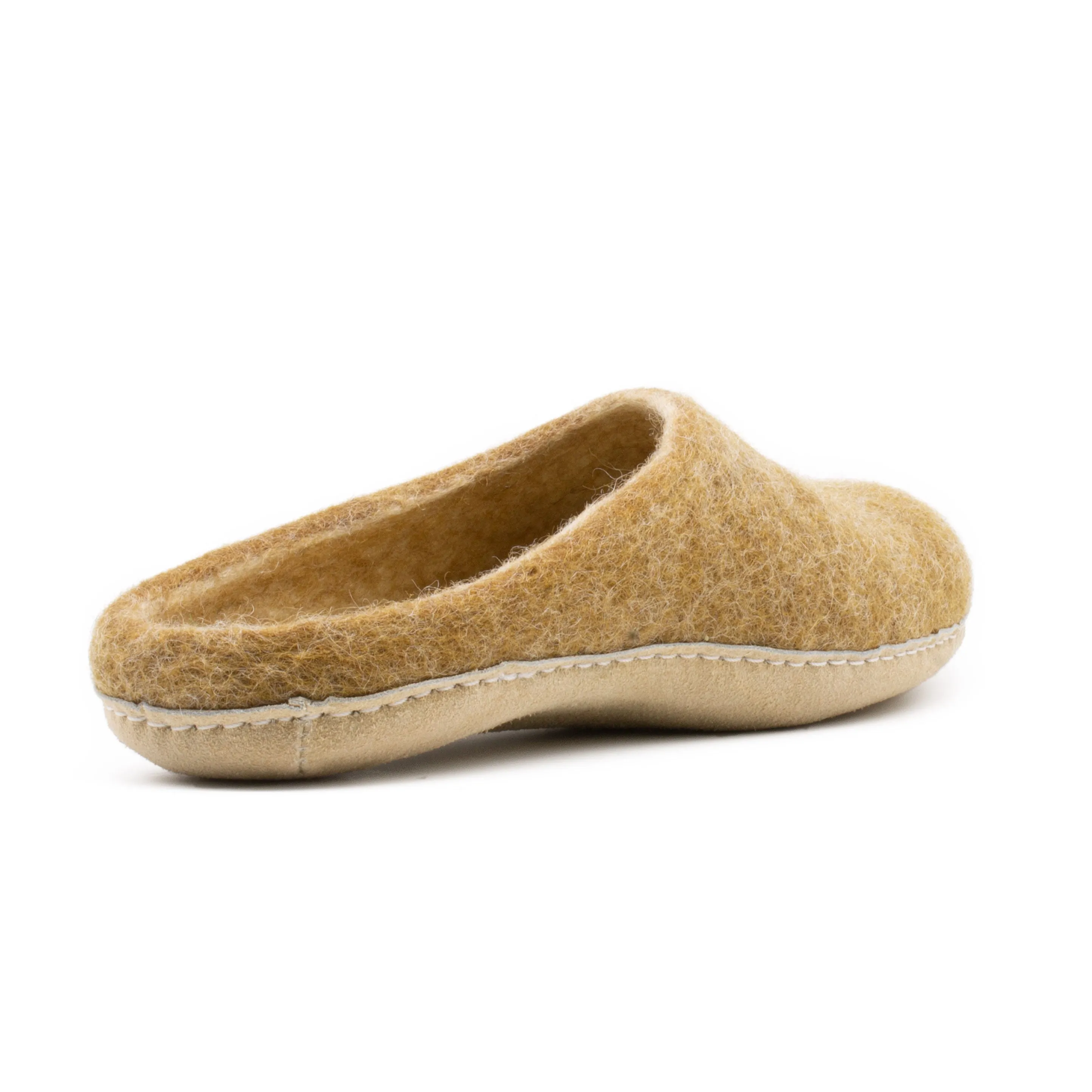 Women's 'Astoria' Wool House Slippers - Toffee