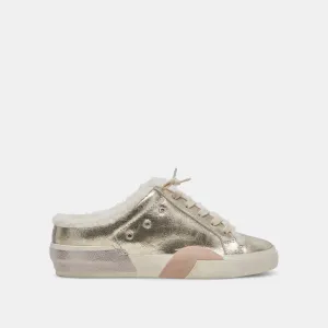 ZANTEL SNEAKERS PLATINUM DISTRESSED LEATHER